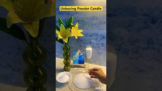 Unboxing Powder Candle Making Kit  Reusable Candle Making Kit shorts viralshort reels diy [upl. by Alcott]