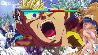 Gogeta vs Broly With Healthbars [upl. by Laenaj43]