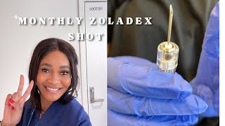 Goserelin Zoladex shot Hormone therapy [upl. by Gwendolen]