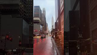 A rainy Walk in New York City Manhattan 4K newyorkcity usa manhattan [upl. by Annehs]