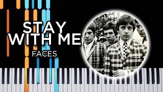 Stay With Me Faces  Piano Tutorial [upl. by Cyna889]