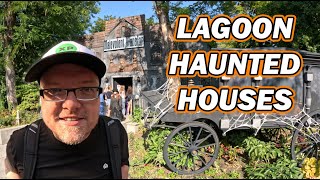 Lagoon Frightmares Haunted Houses  Lagoon Amusement Park [upl. by Gerlac743]