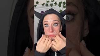 Самый жуткий макияж в мире😨😱 beauty makeup популярное злататонкель юмор жиза [upl. by Kania]