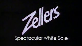 Zellers Commercial  Spectacular White Sale 1983 [upl. by Keeler]