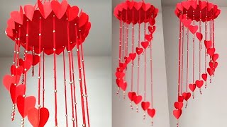 DIY Valentines Day Crafts Idea I Wall Hanging Crafts Idea I Room Decoration Idea I Our Sweet Mom [upl. by Rolo]