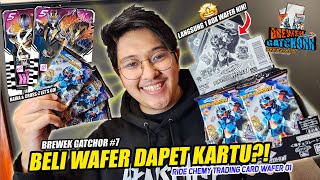 BELI WAFER DAPET KARTU NIH AKU PENGEN CROSSZ RIDE CHEMY TRADING CARD WAFER 01  BREWEK GATCHOR 7 [upl. by Ettedualc]