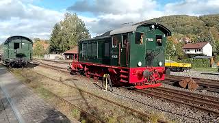 Museumsbahn Ebermannstadt Behringersmühle Oktober 2023 [upl. by Griselda]