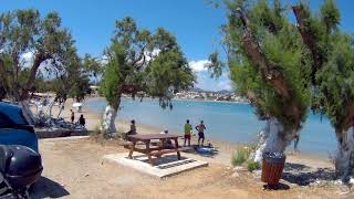 Kalamaki beach of Galatas village in Crete [upl. by Atsok]