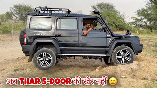 First offroad test of New Force Gurkha 5door Performance will shock you 😱 [upl. by Dlarrej887]