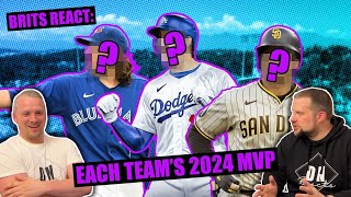 British Reactions to EVERY TEAMS BEST PROJECTED PLAYER for 2024  MLB Reaction  Baseball Reaction [upl. by Day]