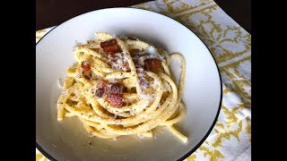 How to Make Real Spaghetti Carbonara  Christine Cushing [upl. by Harris]