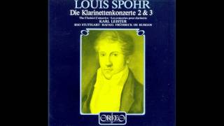 Louis Spohr  Clarinet Concerto No3 Karl Leister [upl. by Esiralc]