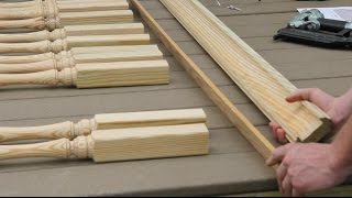 How to Install Handrails and Lattice Strips from SampL Spindles [upl. by Zetnod981]