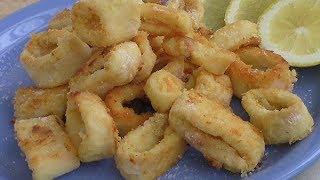 Anelli di calamari fritti Ricetta al forno [upl. by Crichton]