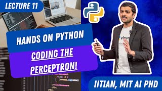ML Teach by Doing Lecture 11 Coding the Perceptron [upl. by Lirbaj413]