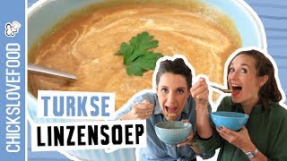 TURKSE LINZENSOEP MERCIMEK ÇORBASI  CHICKSLOVEFOOD [upl. by Prior]