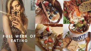 EVERYTHING I ATE IN A WEEK balanced and healthy eating intuitively [upl. by Codi]