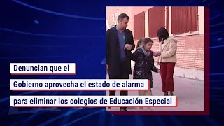 Denuncian intento de cerrar colegios de educación especial [upl. by Gnni]