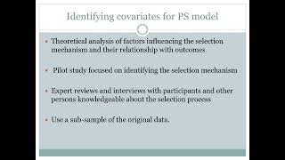 Overview of Propensity Score Estimation [upl. by Ellenig]