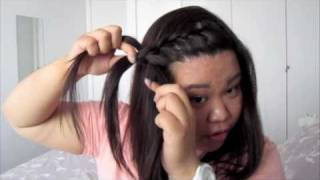 Hair tutorial How to do a front braid [upl. by Lotsirb]