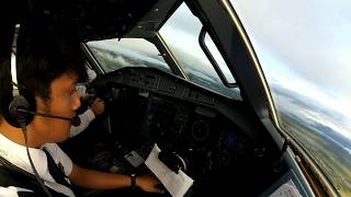 Cockpit View  Take Off  Wamena Airport [upl. by Nalak96]