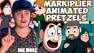 Markiplier Animated  PRETZELS  Reaction  One more 🥨 [upl. by January40]