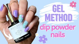 Gel method dipping powder nails [upl. by Llerrad]