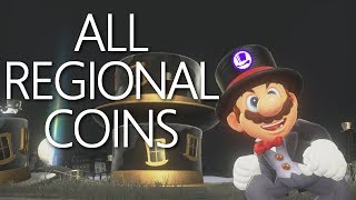 Mario Odyssey All Regional Coin Guide  Cap Kingdom [upl. by Gunthar732]