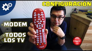 ✅⚙ Como CONFIGURAR el control CLARO en cualquier TELEVISOR TV y Decodificador Facil y rapido [upl. by Auric265]