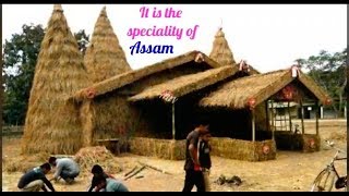 Happy BhogaliMagh Bihu Different types of Bhela Ghar About MejiBhela Ghar Whatsapp Video [upl. by Enamrej]