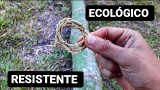 🧵 CUERDA 100  FIBRA VEGETAL  APRENDE a HACERLO [upl. by Joy123]