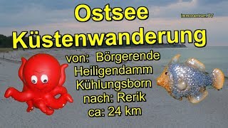 Ostsee🐟🐳Küstenwanderung😃🐡Börgerende HeiligendammKühlungsborn  Rerik  Baltic Sea [upl. by Elleina]