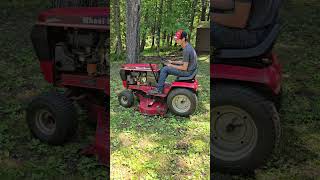 Wheel Horse Lawn Tractor  Test for Scharp Auction [upl. by Hayyim]