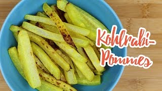 LowCarb KohlrabiPommes  Essen ohne Kohlenhydrate [upl. by Zilvia]