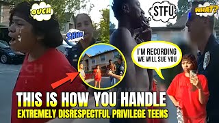 6 Blm Supporters Teens Threaten Police And Face The Consequences Race Card Got Declined QUICK [upl. by Ecirahs]