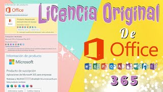 👉COMO DESCARGAR Y ACTIVAR OFFICE 365 CON LICENCIA ORIGINAL 😱 GRATIS 2022 ✨🌟💫 [upl. by Ellora217]