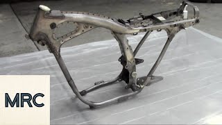 How to Paint a Motorcycle Frame [upl. by Kristie47]