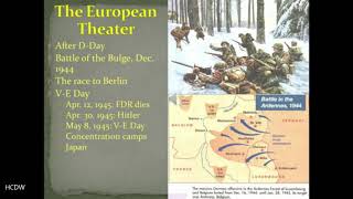 HIST 112 US 1877 present Chapter 23 part 8 WW2 DDay and After [upl. by Fiske975]