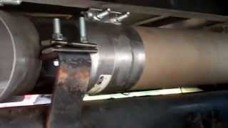 5quot STRAIGHT PIPE EXHAUST CATERPILLAR C15 DIESEL TRUCK [upl. by Margeaux]