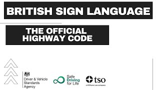 BSL The Official Highway Code Traffic Signs [upl. by Talich40]