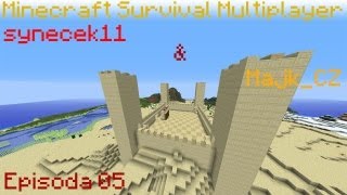 Minecraft CZ Multiplayer Lets Play 5 Episoda  Ouuuu synecek11 amp MajkCZ [upl. by Ennaeel]