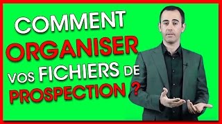 Prospection commerciale  Comment créer un FICHIER CLIENT et organiser son CRM [upl. by Osric]