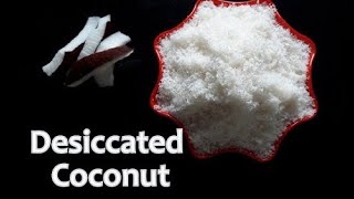 how to make desiccated coconut at home in hindi  नारियल बुरादा  nariyal ka burada [upl. by Kcirddot]