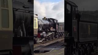 British Railways 7820 Dinmore Manor on the GWSR trains railway steamtrain ukrail steam [upl. by Lapides]