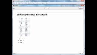 Entering data into Mathematica [upl. by Karin712]