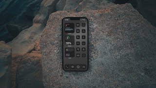 Minimal Grey amp Beige iOS 16 Home Screen Setup  How I Setup My iPhone 13 Pro  Keeping it Clean [upl. by Airdnassac]