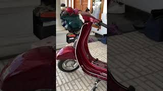 2 Layer Nano Ceramic Coating Vespa PTS by moolusinautoservice vespapts vespaindonesia [upl. by Aneelahs]