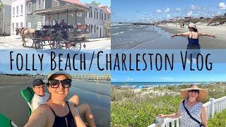 Folly Beach and Charleston Vlog [upl. by Jennee504]