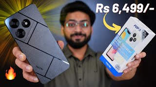 Rs 5999 Smartphone 90Hz Display 🔥 Tecno POP 8 Unboxing  5000mAh Fingerprint amp Dual Speaker ⚡️ [upl. by Latsyrc428]