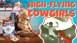 High Flyin Cowgirls  RUBY BUCKLE Barrel Race [upl. by Newman29]